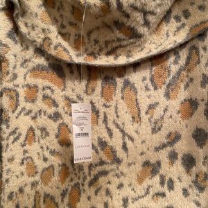 WHBM Cheetah sweater dress